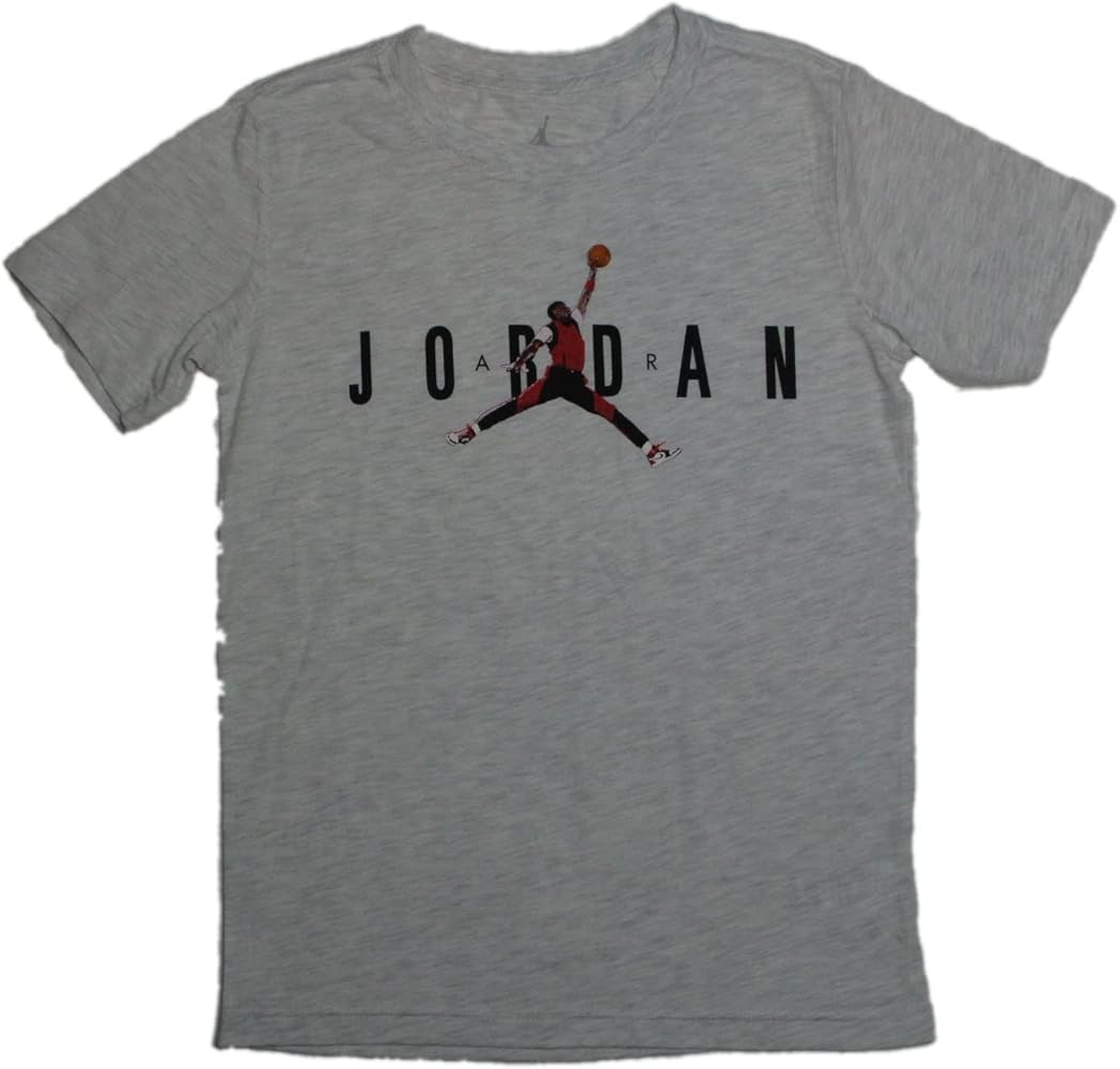 Jumpman Air Wordmark Boys Size Medium Color White, Black, Red