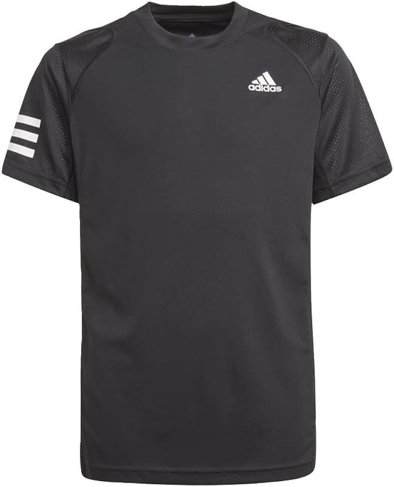 adidas Boys' Club Tennis 3-Stripes Tee