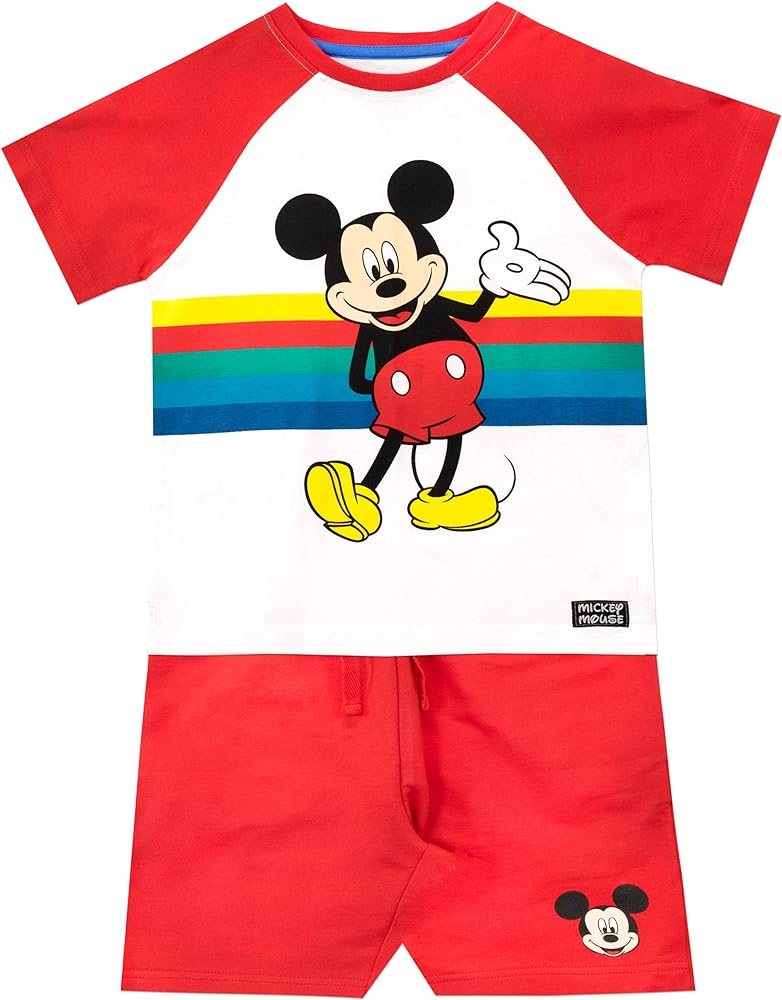 Disney Boys Mickey Mouse T-Shirt And Shorts Set