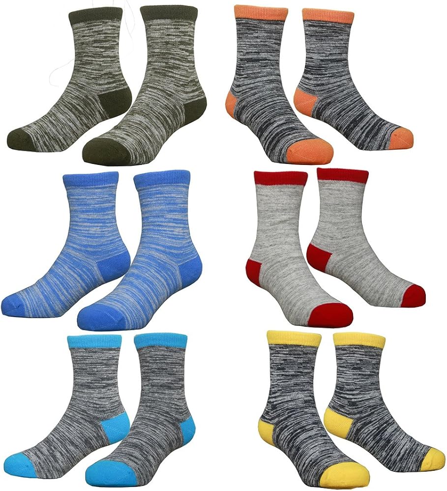 Little Toddler Kids Boys Girls Fashion Cotton Socks -6 Pairs