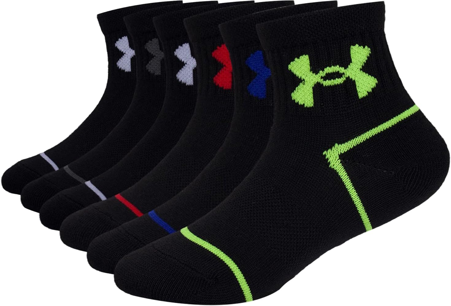 Under Armour Boys' Multi Pack Quarter Sock