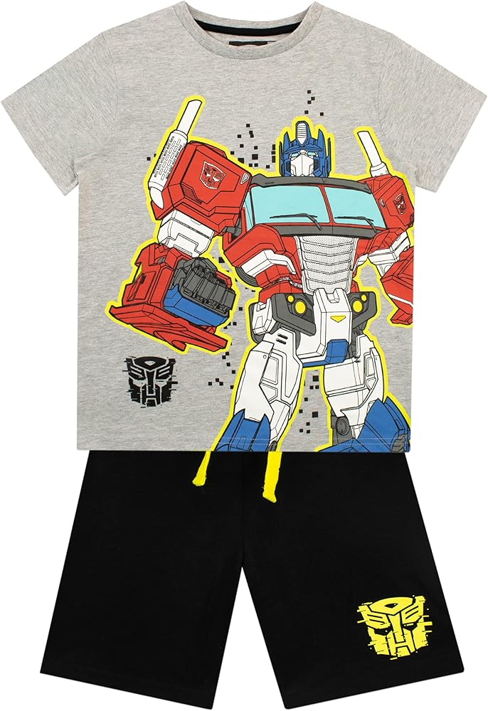 Transformers Boys T-Shirt and Shorts Set Optimus Prime