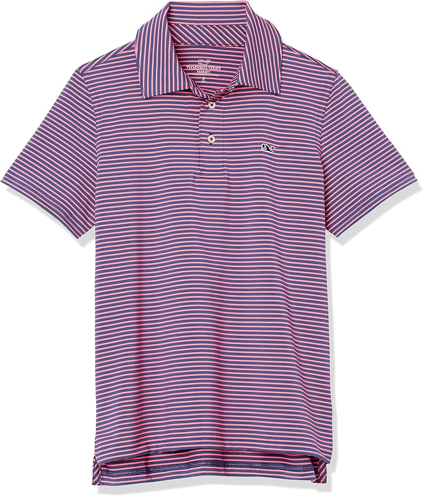 vineyard vines Boys' Heritage Pique Polo