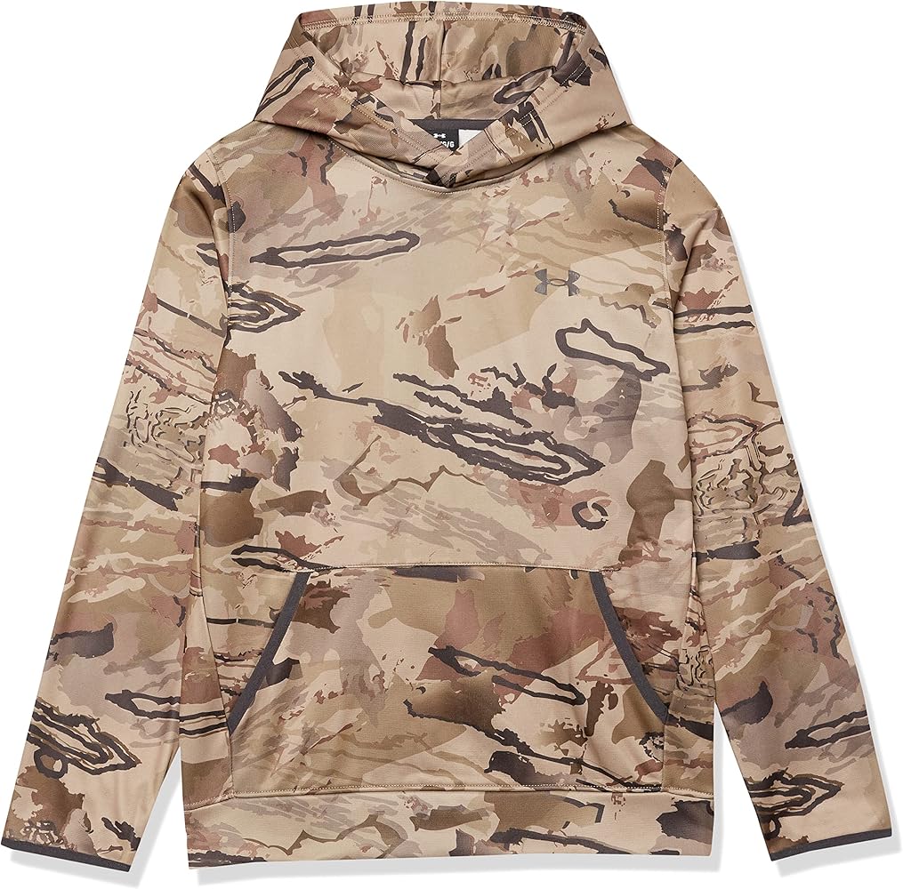 Under Armour Boys' Outdoor Hoodie, Large Front Pocket, Quick-Drying & Lightweight