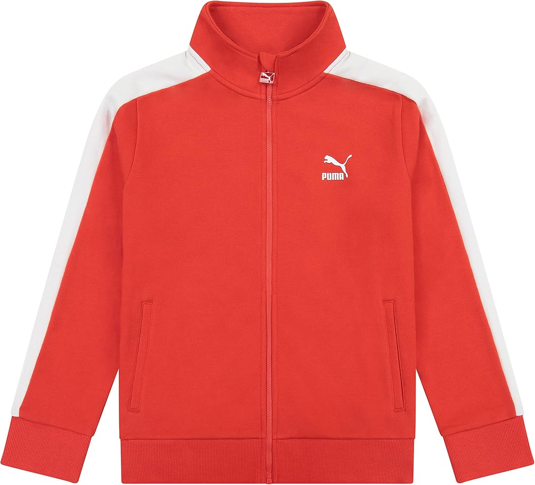 PUMA Boys' T7 Core French Terry Track Jacket