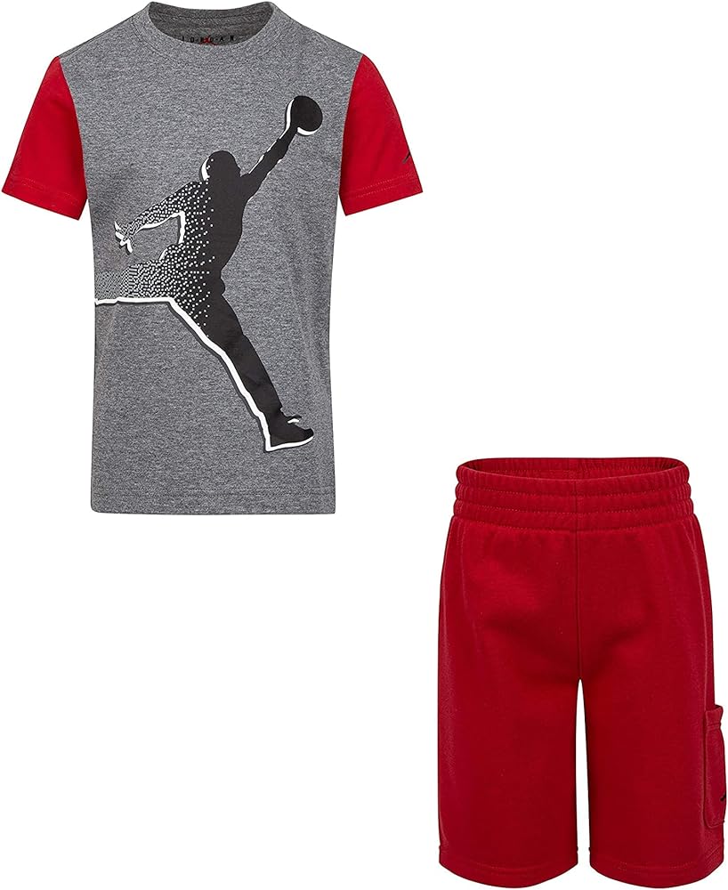 Jordan Boy's Jumpman Cargo Tee/Shorts Set (Little Kids/Big Kids)