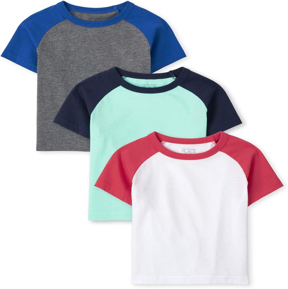 The Children's Place Toddler Boys Raglan Top 3-Pack