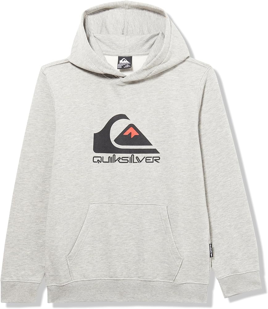 Quiksilver Boy's Big Logo Hood Pullover Hoodie Sweatshirt