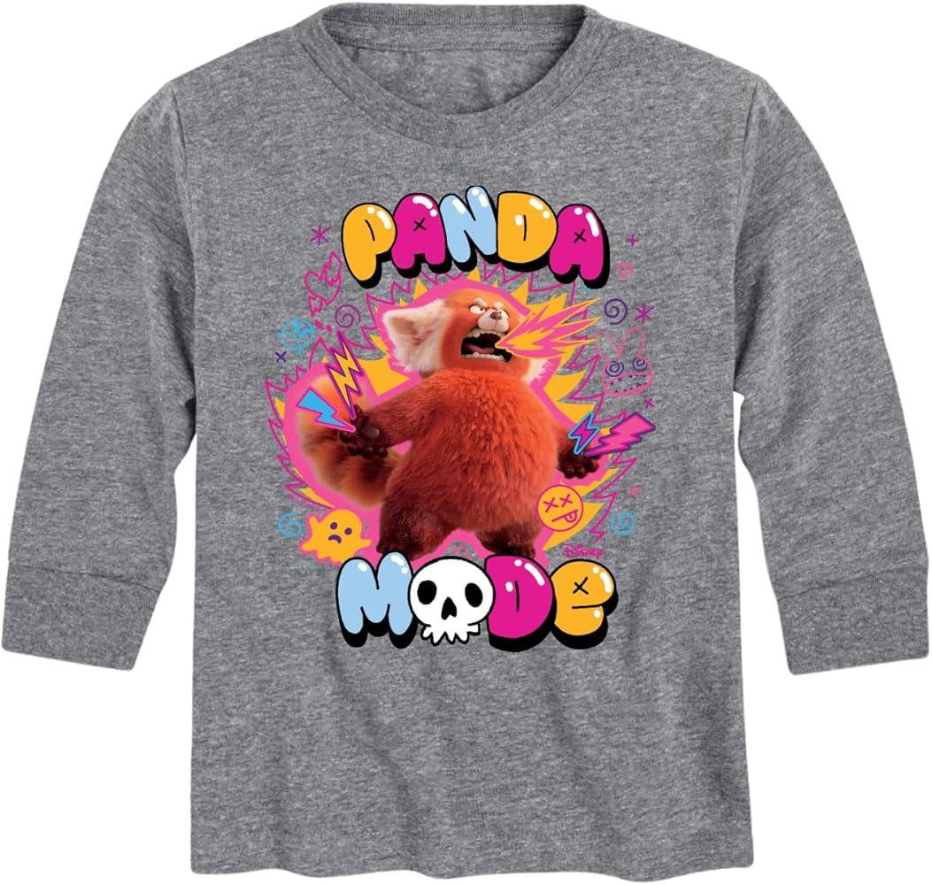 Disney Turning Red - Panda Mode - Youth Long Sleeve Graphic T-Shirt