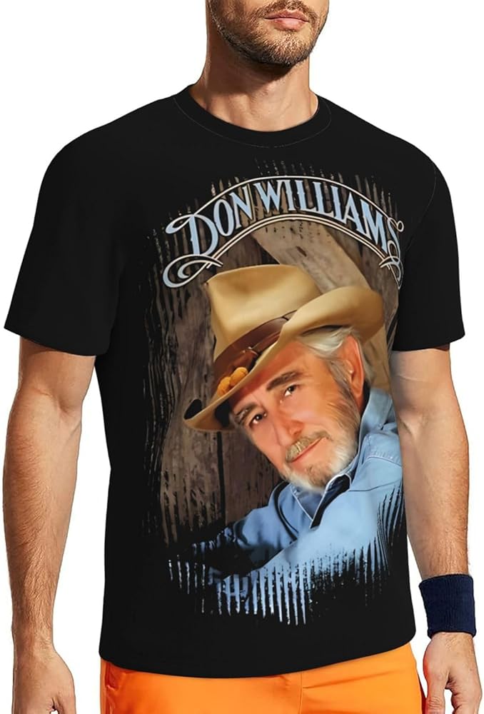 Band T Shirt Don Williams Boy's Summer O-Neck Clothes Short Sleeve Tops