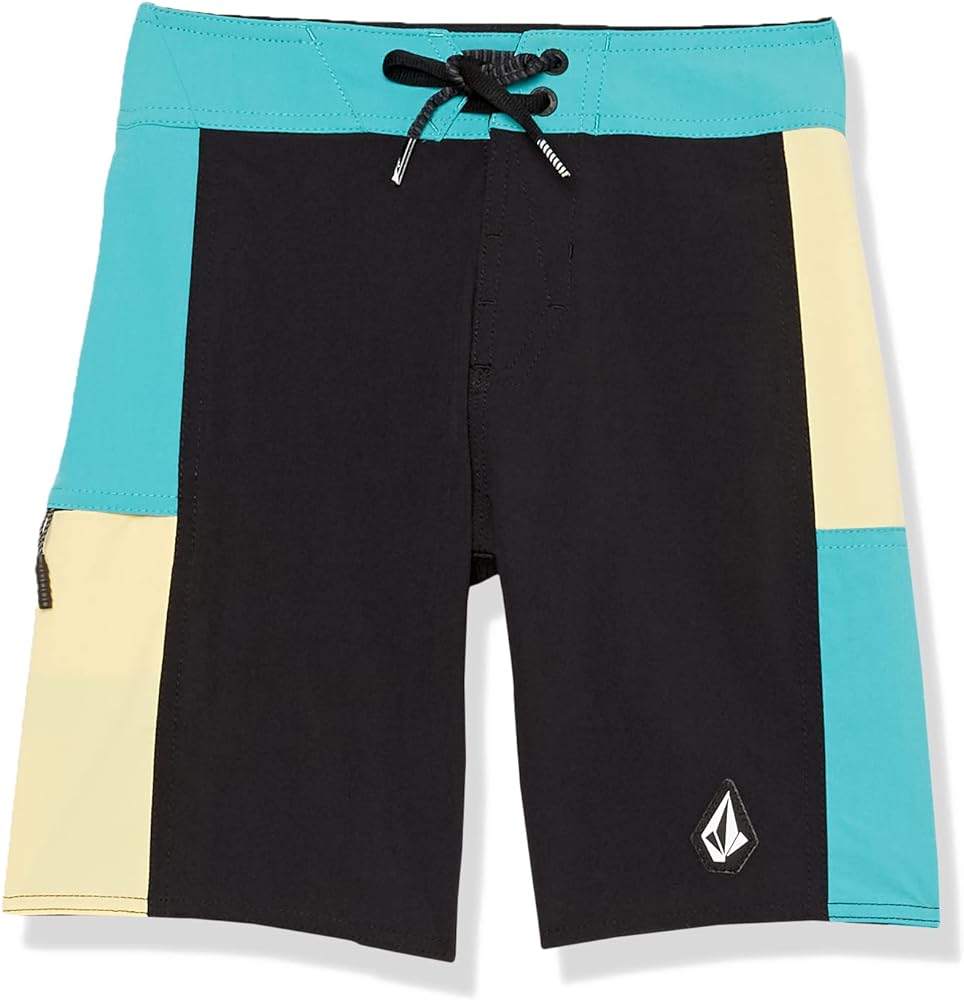 Volcom Boys' Elastic Waist Surf Swim Trunks (Big Little Sizes)