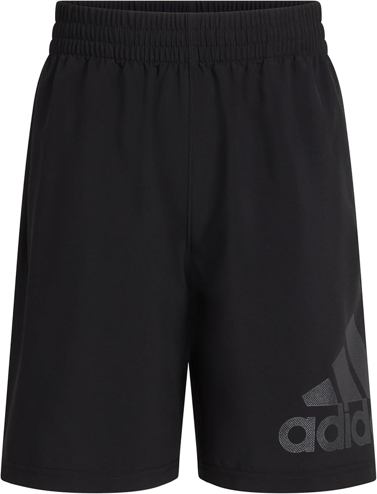 adidas Boys' Big Aeroready Elastic Waistband Essential Woven Sportswear Shorts