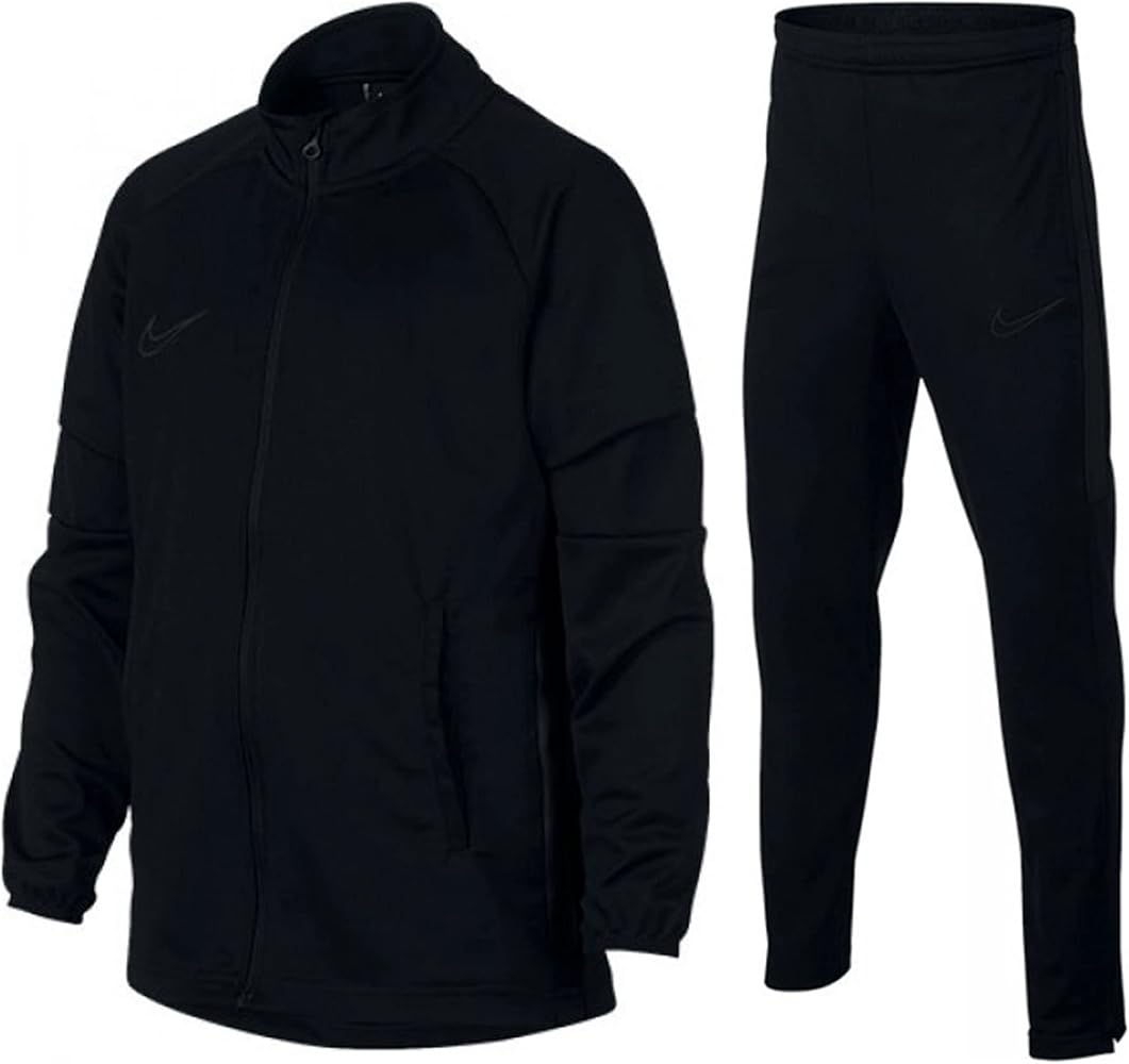 Nike Academy Dry-Fit Boys' Training Tracksuit (Black/Black, M)