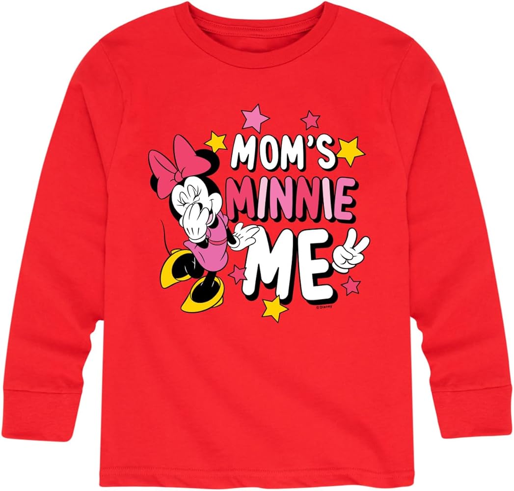 Disney Mickey & Friends - Moms Minnie Me - Toddler and Youth Long Sleeve Graphic T-Shirt