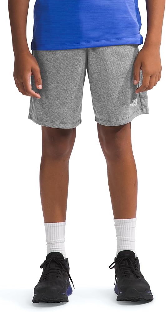 THE NORTH FACE Boys' Never Stop Knit Training Short, TNF Medium Grey Heather, Large