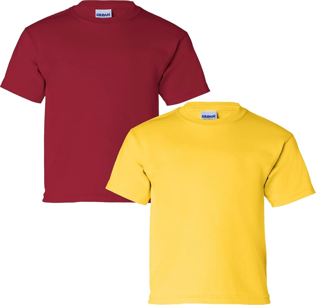 Gildan Youth Ultra Cotton T-Shirt, Style G2000B, 2-Pack