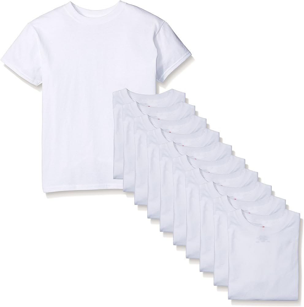 Hanes Boys Comfortsoft T-Shirt (Pack Of 12)