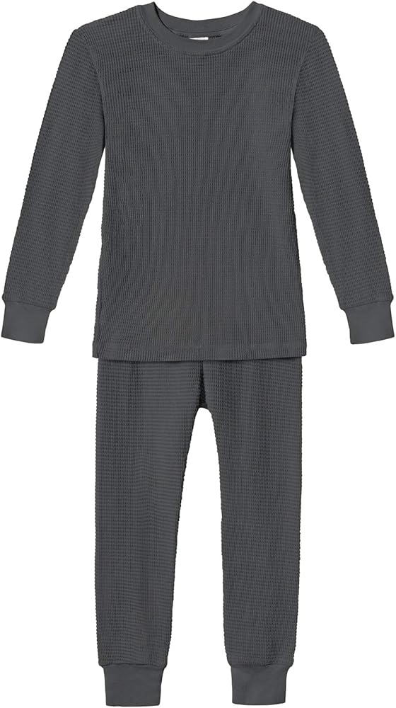 City Threads Boys and Girls Thermal Underwear Base Layer Long John Set - Soft 100% Cotton - Made in USA