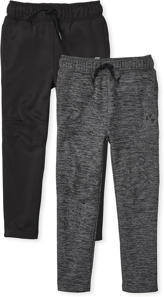 The Children's Place boys Athletic Performance Pants 2 Pack