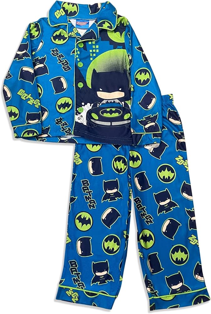 Boys Long Sleeve Buttoned Down Character 2pc Set Pants