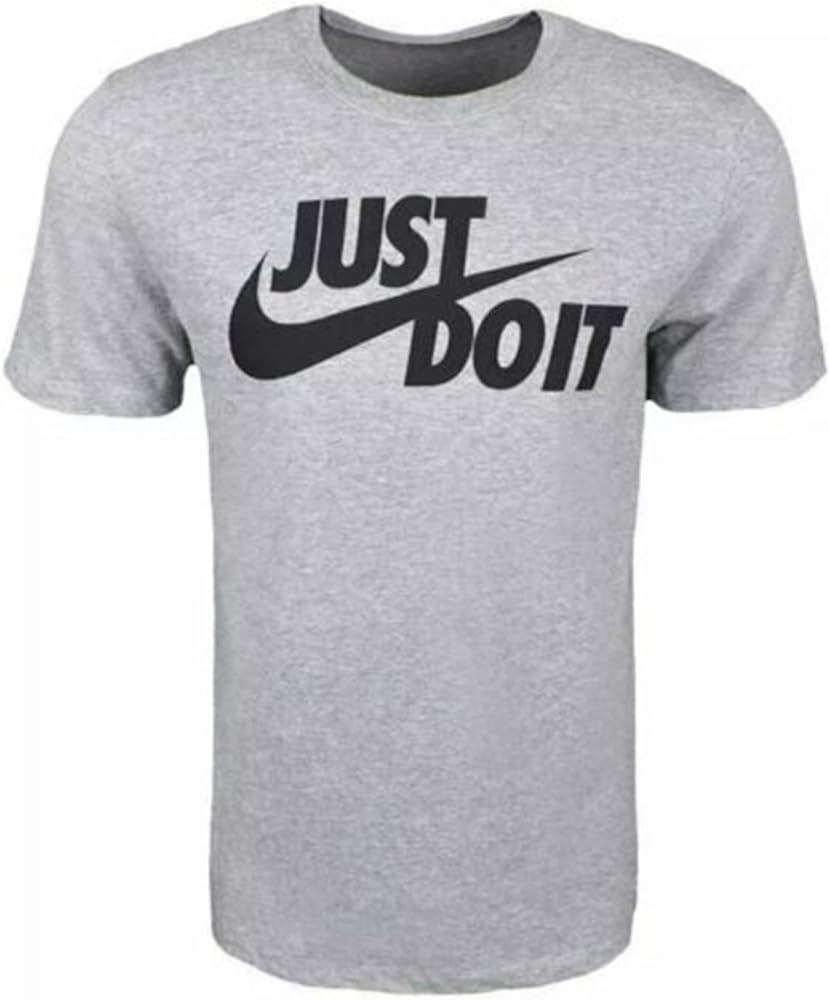 Nike Boys 'Just Do it' Graphic Tee (as1, Age, 2_Years, 3_Years, Standard, DK Grey Heather, 3T)