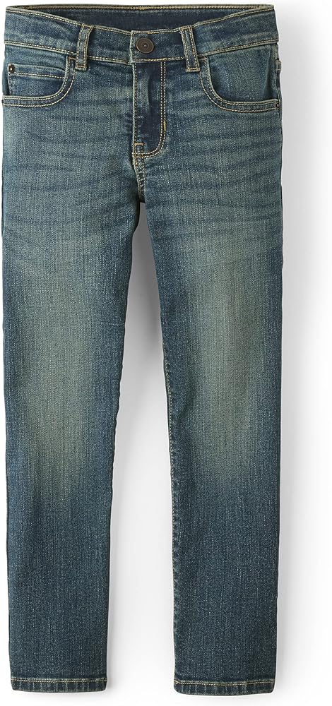 The Children's Place Boys' Stretch Straight Leg Jeans