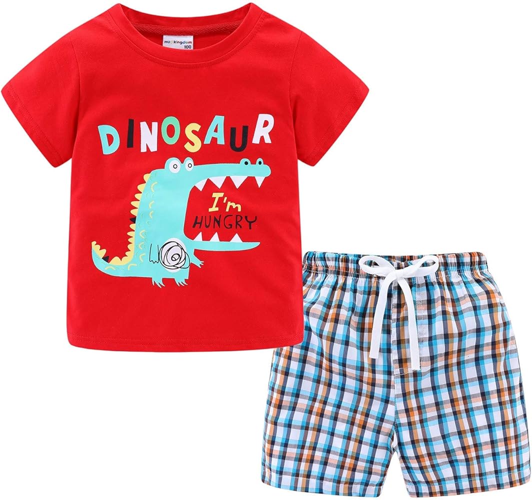 Mud Kingdom Little Boys Shorts Set Beach Outfits Holiday Summer