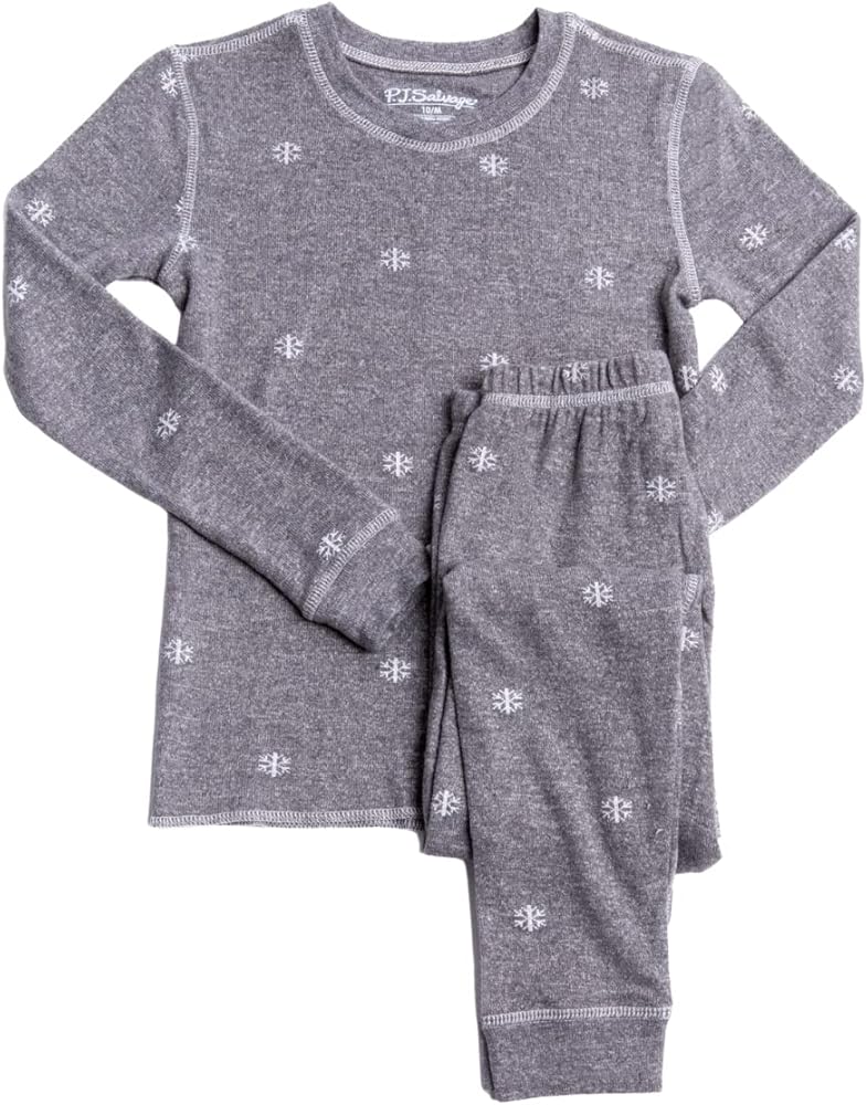 PJ Salvage Boys' Loungewear and Sleepwear Stay Lifted Long Sleeve Pajama Set Pj