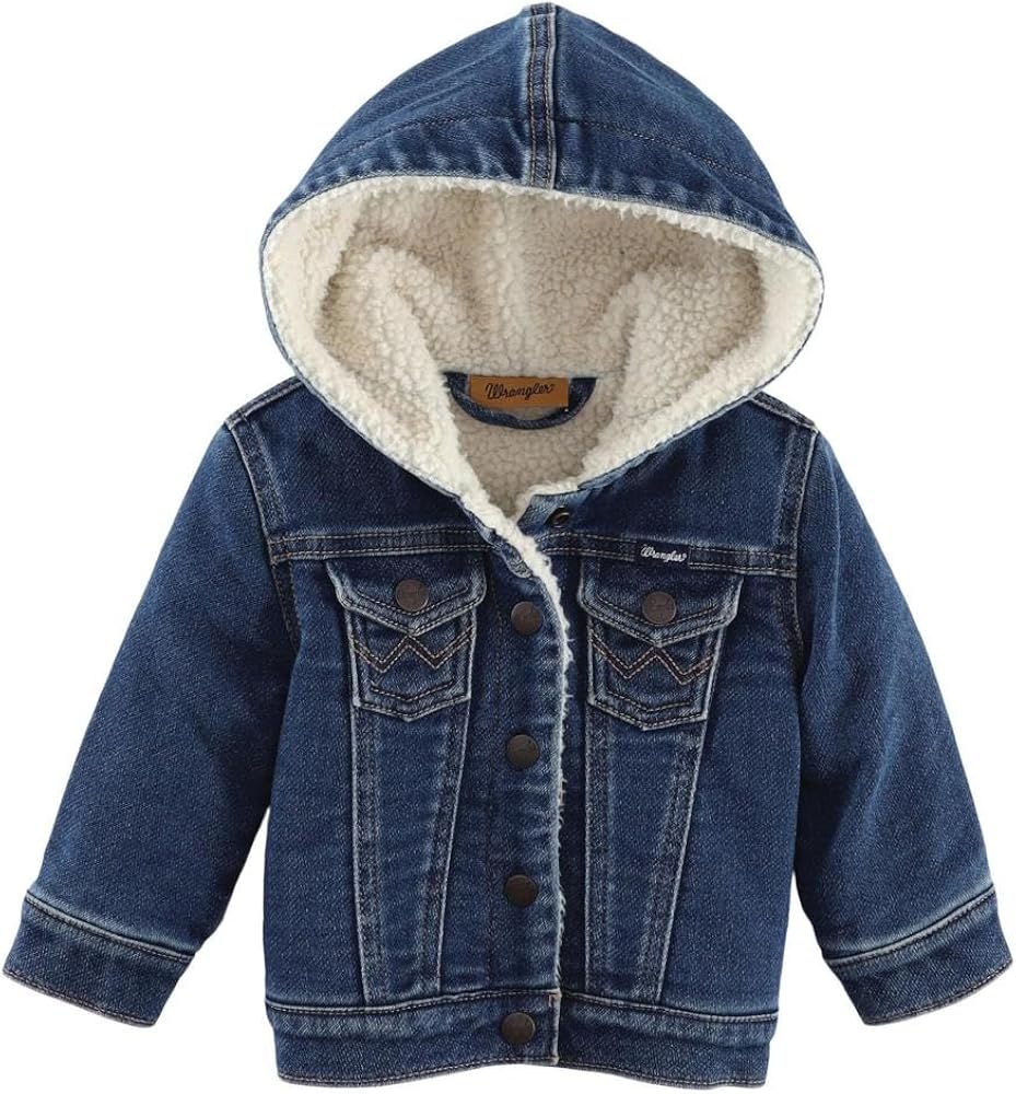 Wrangler Little Kids Blue Denim Jacket