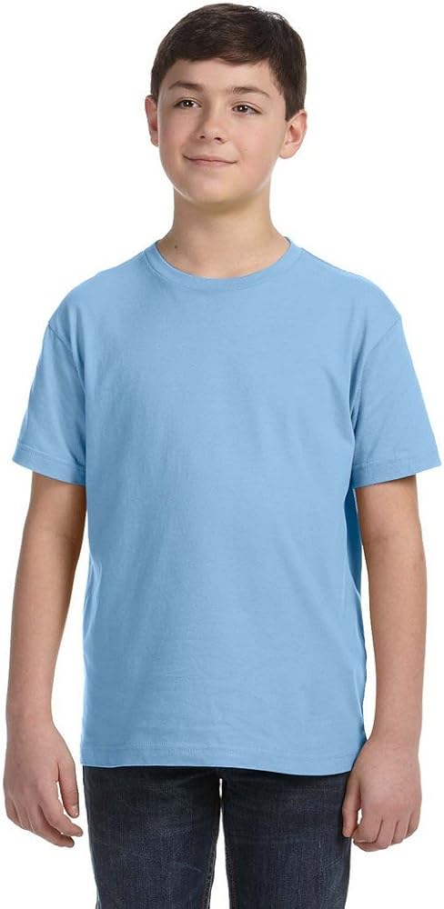 LAT Youth 100% Cotton Jersey Crew Neck Short Sleeve Tee