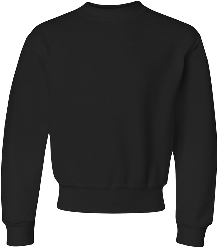 Jerzees boys Fleece Sweatshirts, Hoodies & Sweatpants Shirt, Sweatshirt - Black, X-Large US