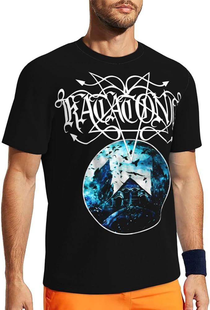 Band T Shirt Katatonia Boy's Summer O-Neck T-Shirts Short Sleeve Tops