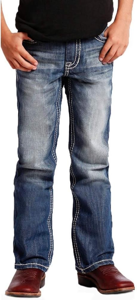 Rock & Roll Denim Cowboy Raised Double V Jeans