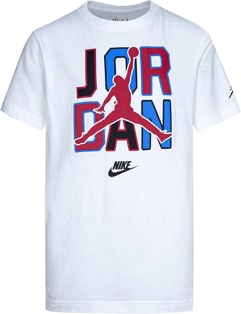 Jordan Boy's DNA Tee (Big Kids) White XL (20 Big Kid)