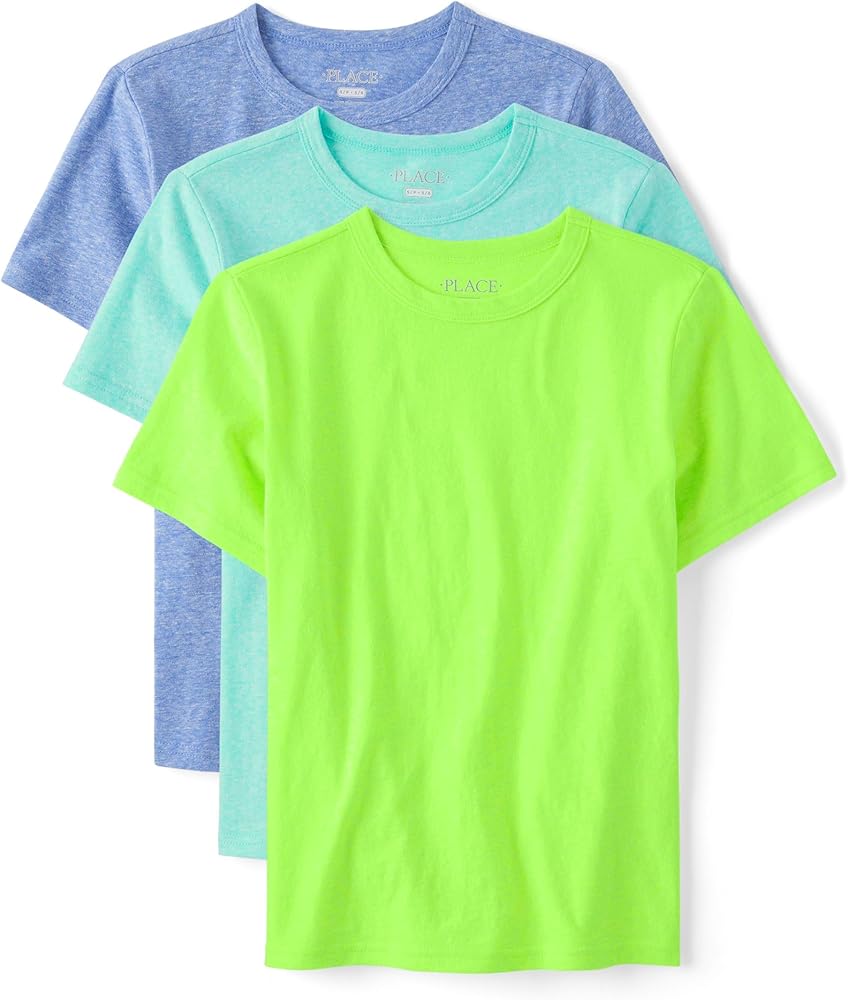 The Children's Place Boys' Short Sleeve Crew Neck T-Shirts