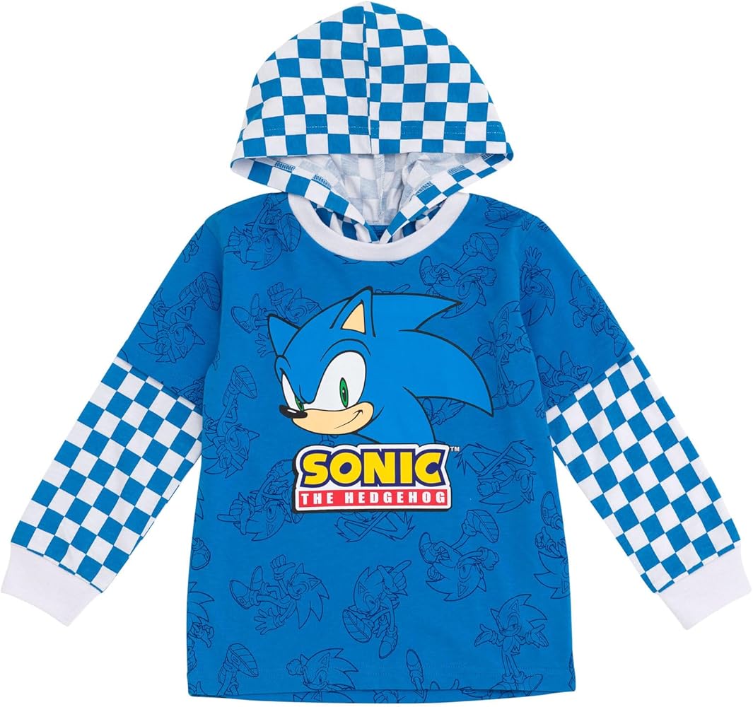 SEGA Sonic the Hedgehog Hangdown T-Shirt Little Kid to Big Kid