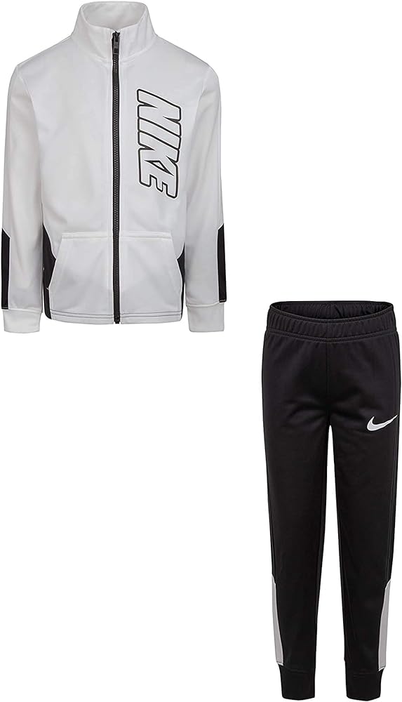 Nike boys Full-Zip Hoodie and Joggers Pants Two-Piece Track Set