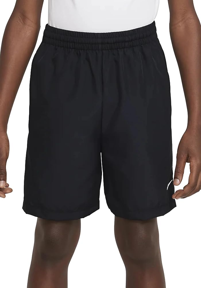 Nike Multi Big Kids' (Boys') Dri-FIT Training Shorts (Black/White, DX5382-010) Size X-Small