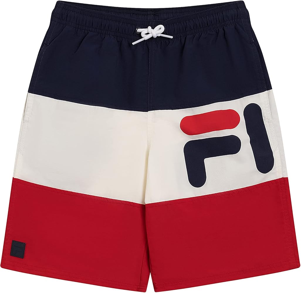 Fila Heritage Boys Fashion Surf Summer Swim Trunks