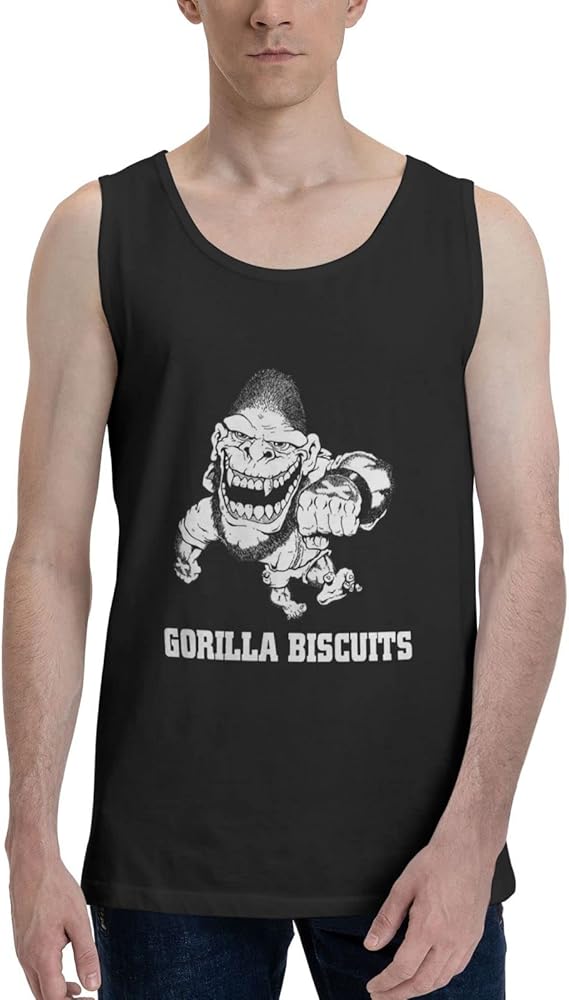 Gorilla Biscuits Band Tank Top T Shirt Mens Summer Sleeveles Tops Fashion Exercise Vest Black