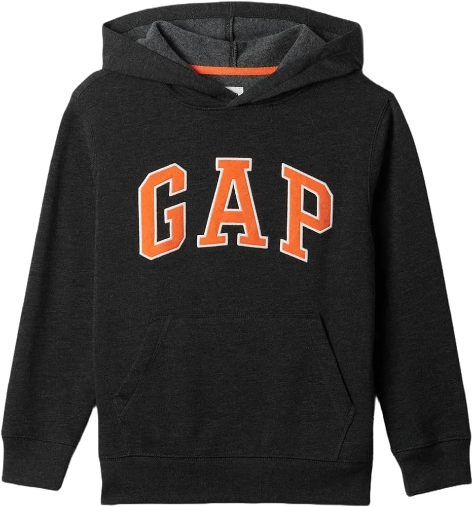 GAP Boys' Logo Hoodie Hooded Sweatshirt