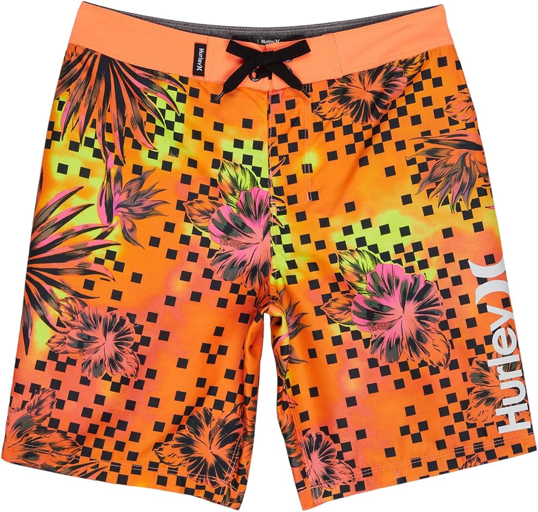 Hurley Boy's Floral Checkered Boardshorts (Big Kids)