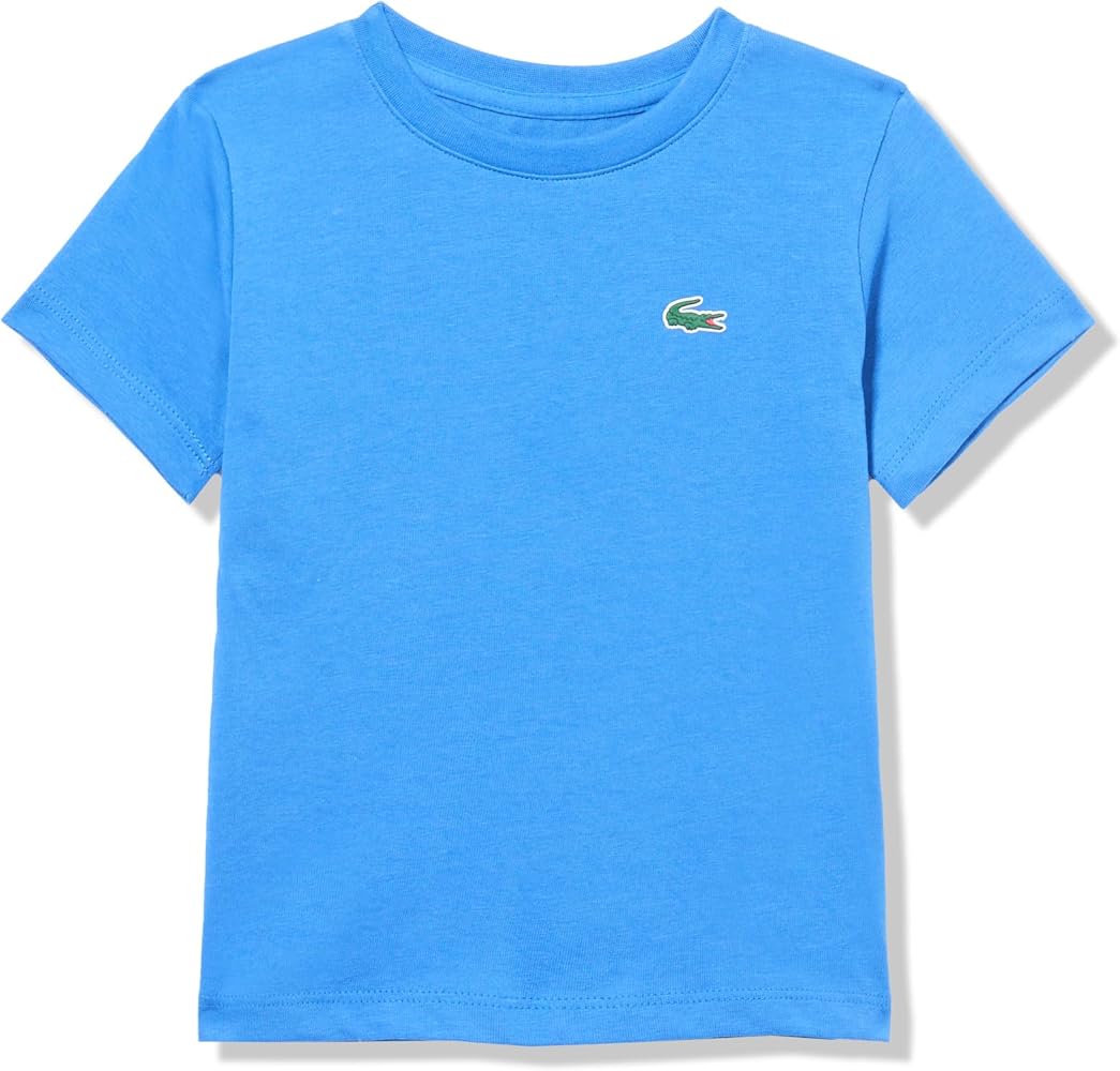 Lacoste Kids' Sport Short Sleeve Crewneck Ultra Dry Classic T-shirt, Ladigue, 14 Years