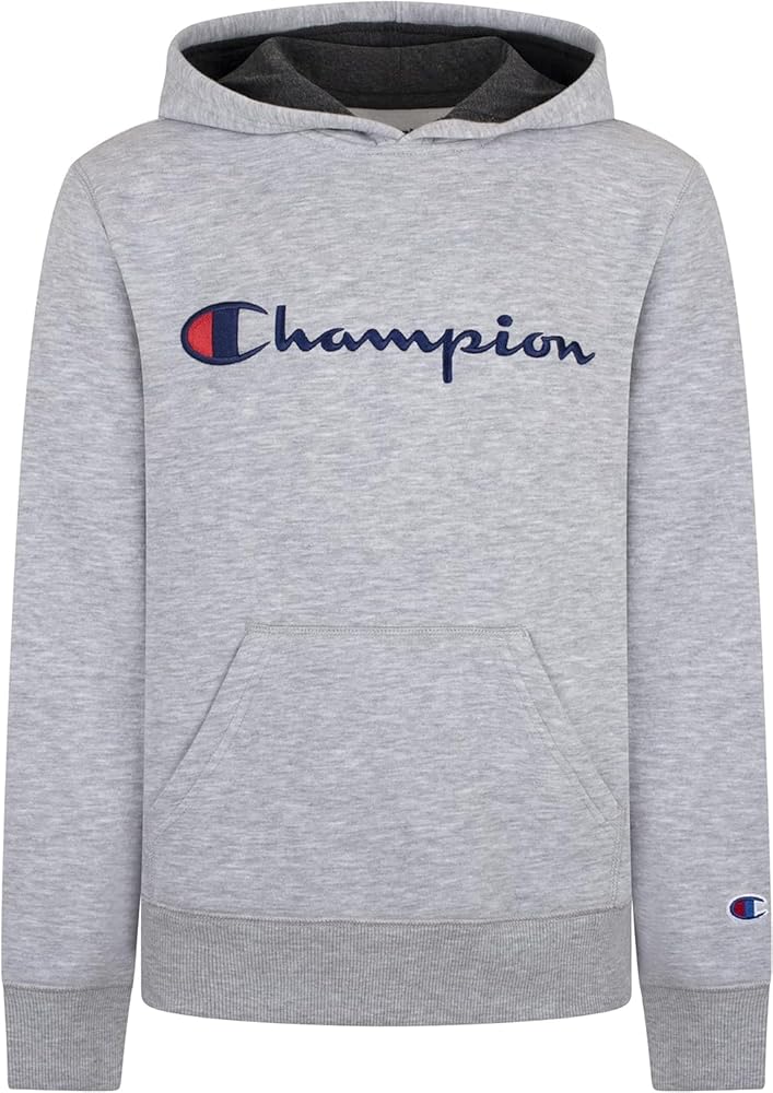 Champion Boys Hoodie for Kids Sweatshirt Fleece Youth Pullover With Hood