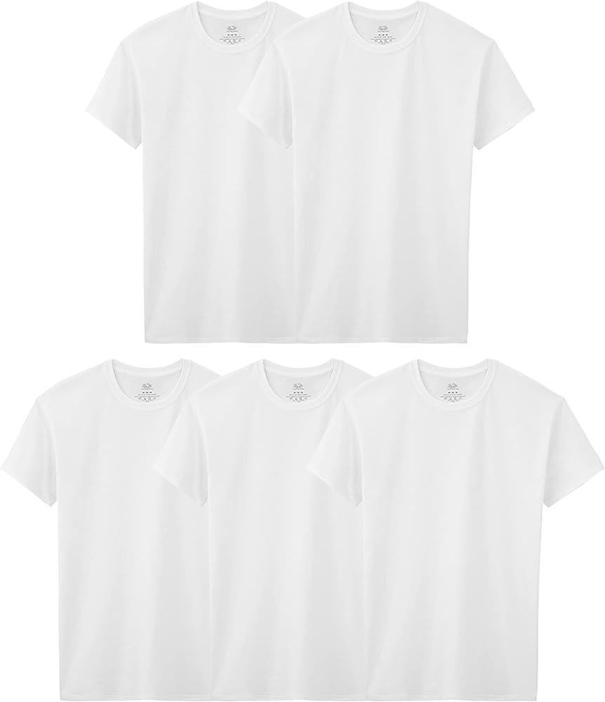 Fruit of the Loom Boys' Eversoft Cotton Undershirts, T Shirts & Tank Tops