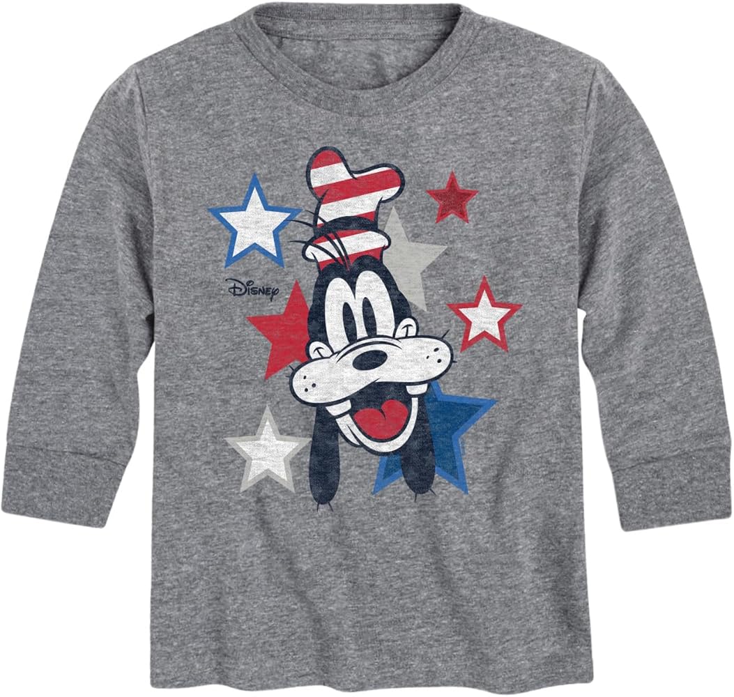 Disney Americana - Americana Goofy - Toddler and Youth Long Sleeve Graphic T-Shirt