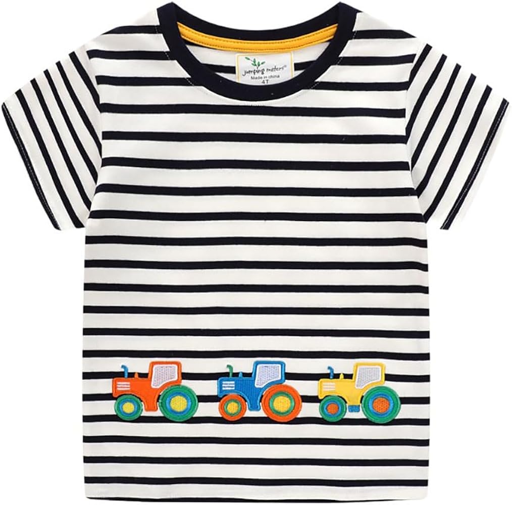 Boys T Shirts Summer T-Shirts Short Sleeve T Shirts Tees Tops Shirts Kids T-Shirts for Boys Cotton T-Shirts-120