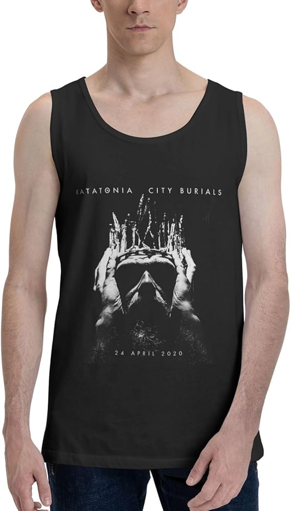 Katatonia Band Tank Top T Shirt Man's Summer Sleeveles Clothes Fashion Exercise Vest Black