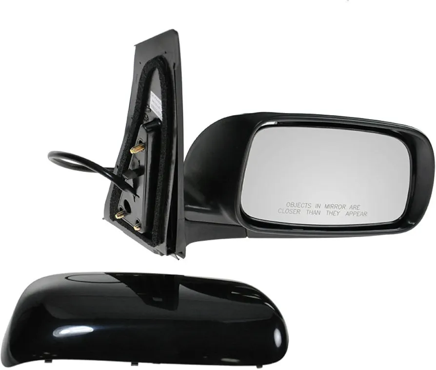 HAIBEI 1pc Right Passenger Side Paint to Match Power Operate Exterior Door Rear View Mirror Black Plastic for Toyota for Prius Base 08-09 8791047250 TO1321255