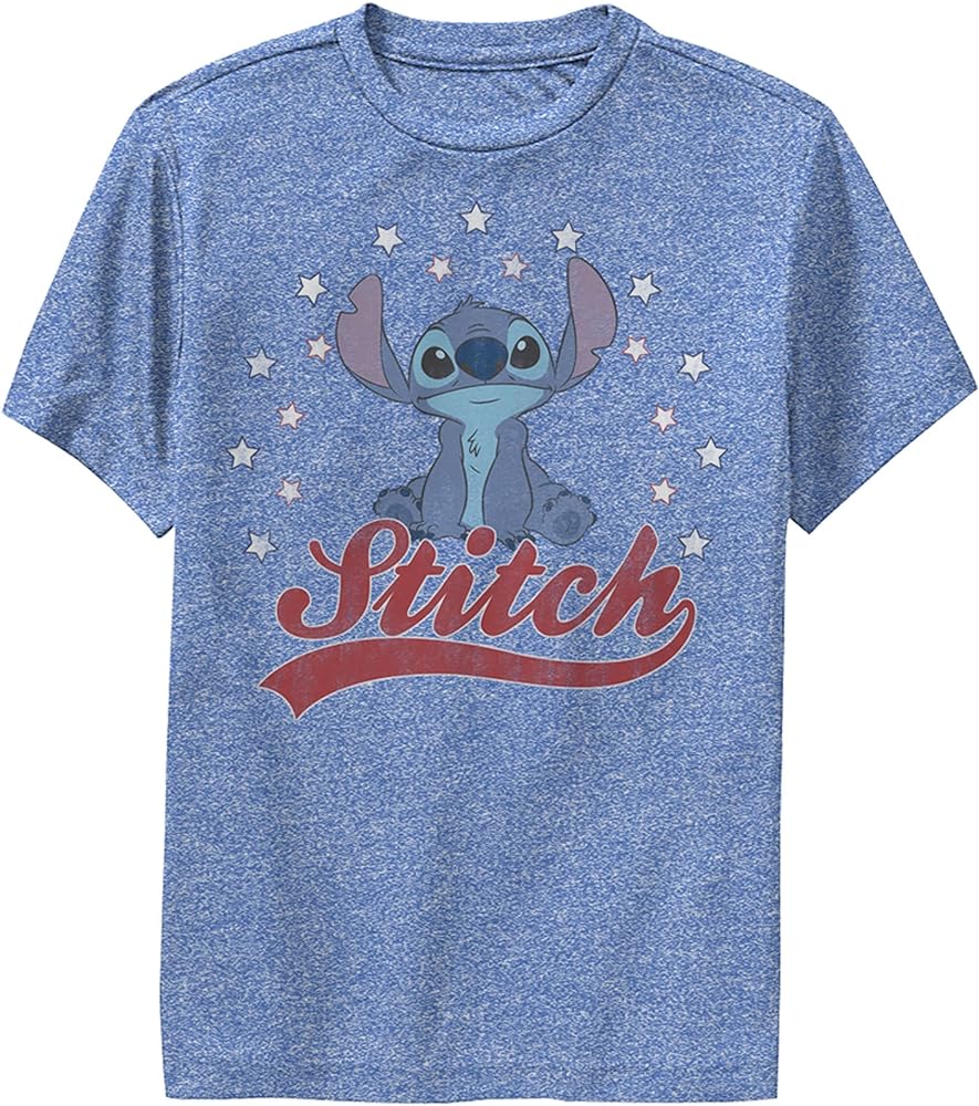 Disney Lilo Stitch Americana Boy's Performance Tee